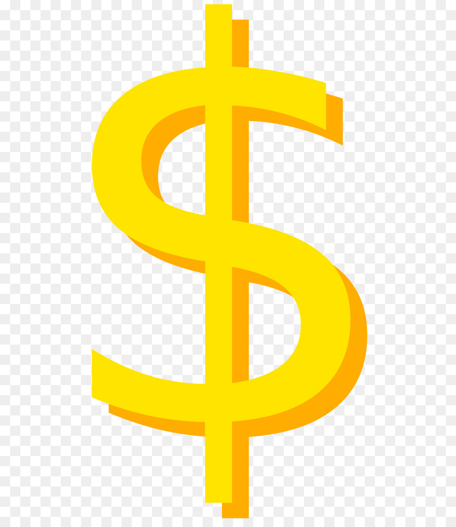 Segno del dollaro in Oro Clip art - dolar segno