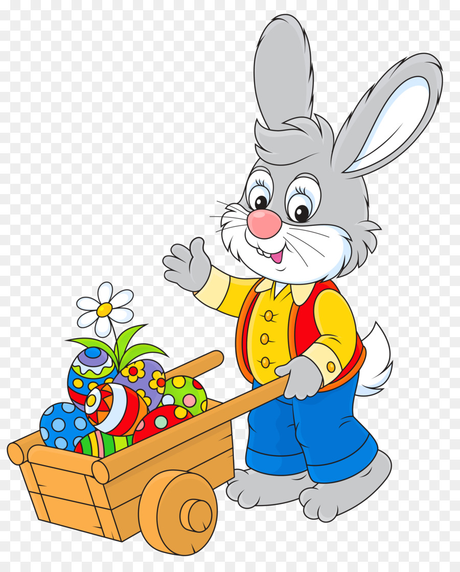 Easter Bunny Thỏ trứng Phục sinh Clip nghệ thuật - hoạt hình, phục sinh.