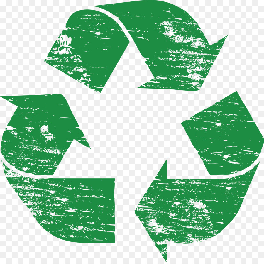 Simbolo del riciclaggio Clip art - Verde sbavature di vernice triangolo icona di loop