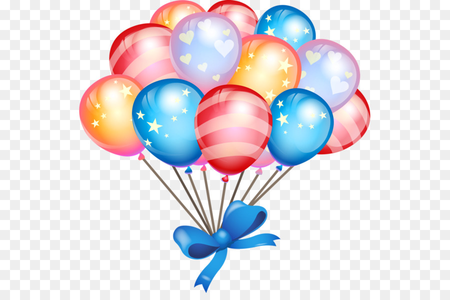 Geburtstag Spielzeug-Ballon-clipart - bunte Luftballons