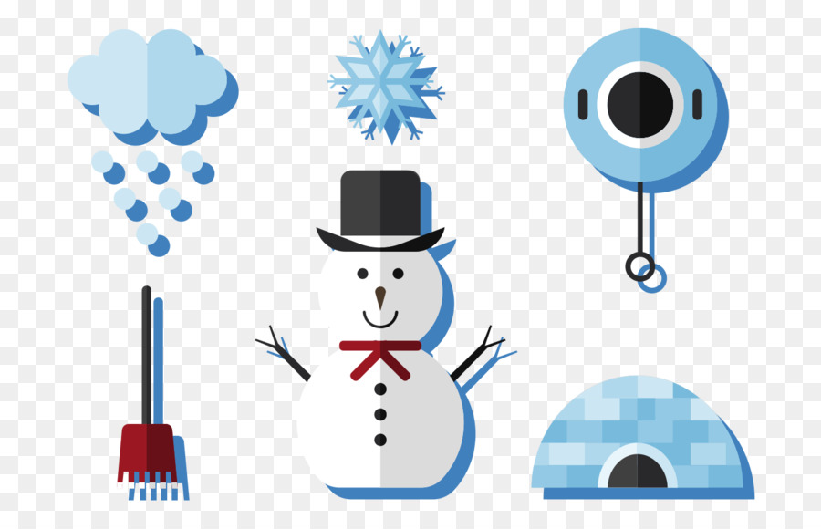 Neve Clip art - inverno elementi