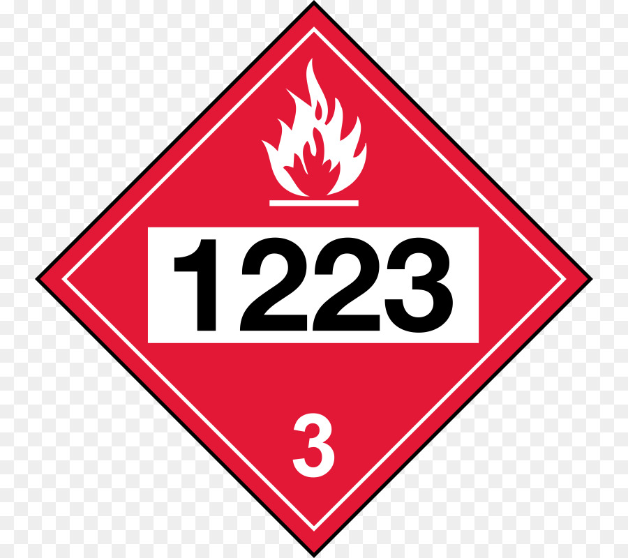 United States Department of Transportation Plakat GEFAHRGUT Klasse 3 Brennbare Flüssigkeiten, Gefährliche Güter - Notfall Bilder