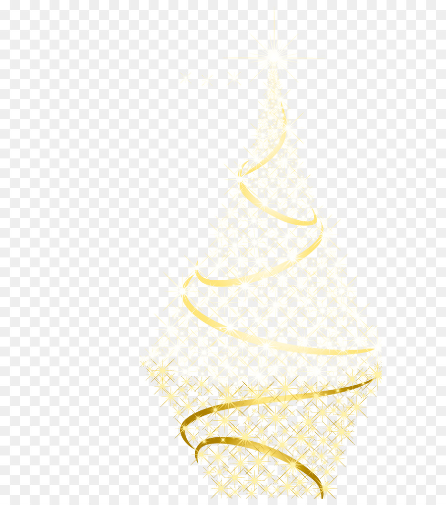 gelbe Schrift - Farbige ribbon Christmas tree