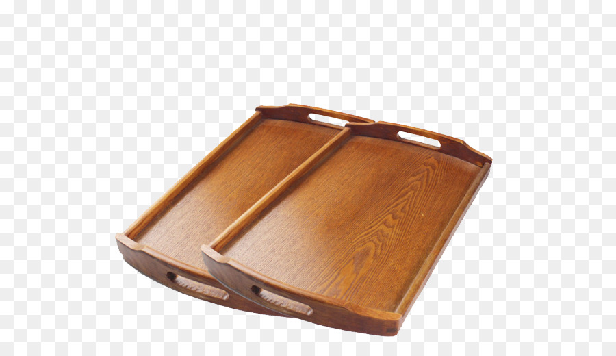 Holz-Tablett-Teller-Geschirr-Kunststoff - Massivholz rechteckige tray