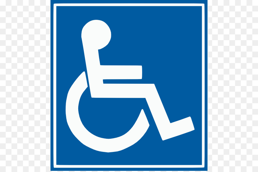 Disabilità Disabili permesso di parcheggio accessibile con sedia a Rotelle Clip art - disabili