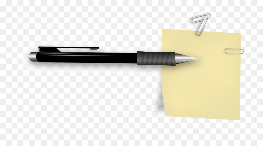 Stift Gelb - Vektor-Braun gelb-Stift Notizen