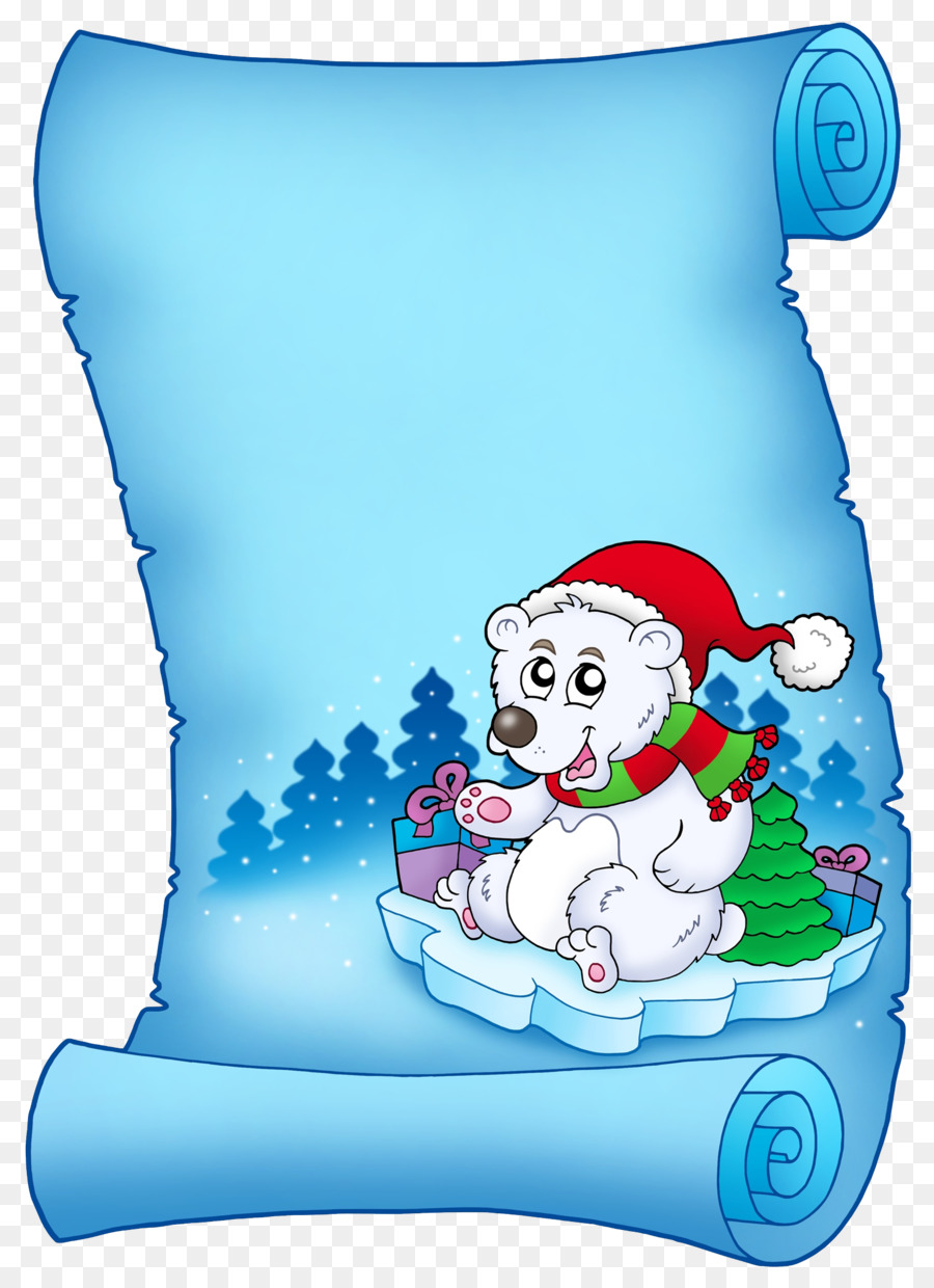 Gấu bắc cực Santa Claus gấu trúc Khổng lồ Clip nghệ thuật - người tuyết trong mùa đông