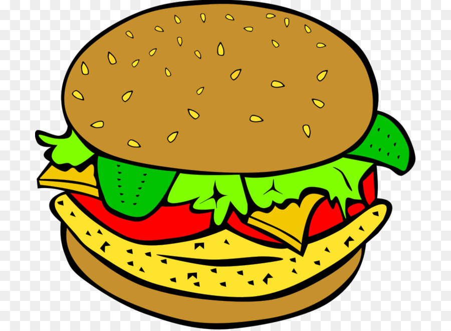 Hamburger Fast-food-Französisch Frites, Hot-dog, Cheeseburger - nahrhafte cliparts