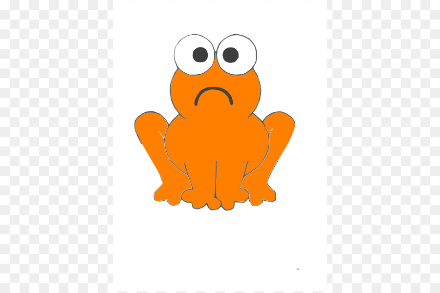 Màu tím ếch Clip nghệ thuật - frowny ếch.