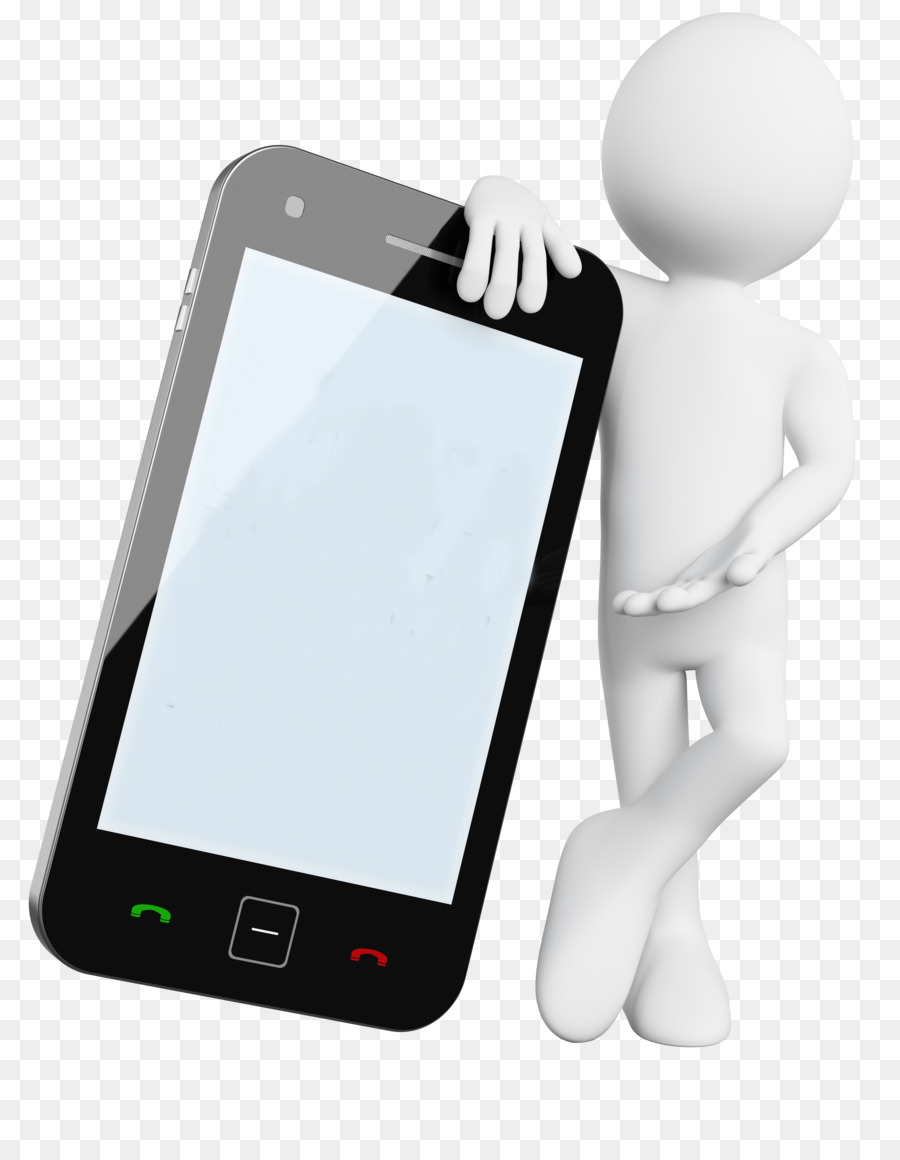 Telefoni cellulari codice QR per Smartphone Fotografia, illustrazione Stock - 3d cattivo