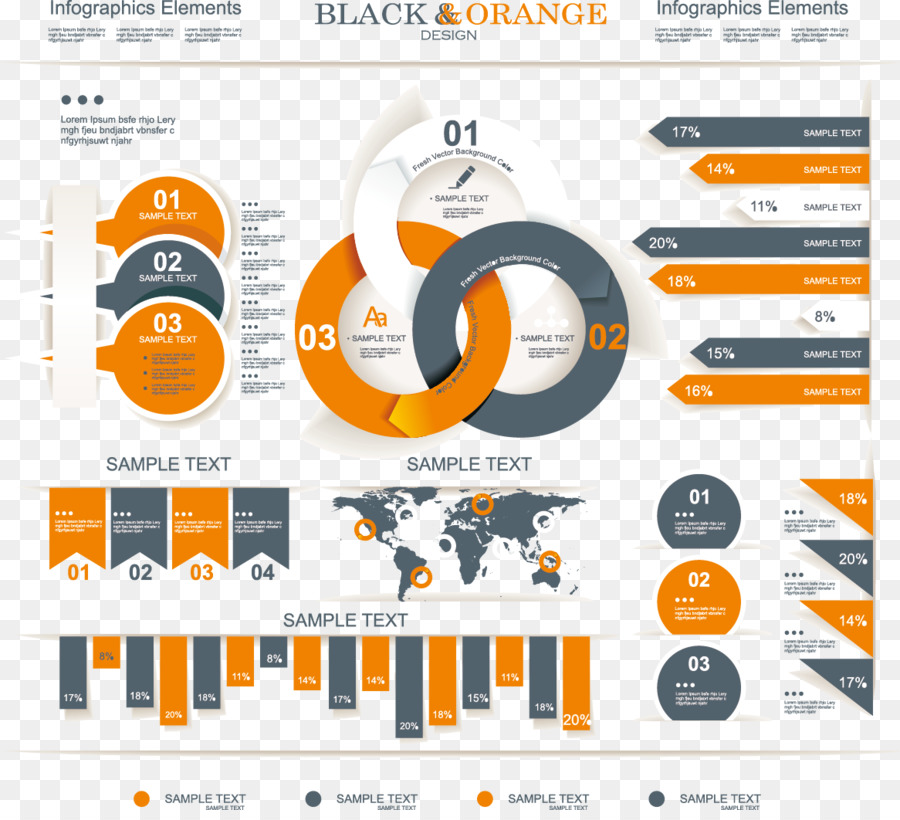 Infografica Graphic design Grafico - PPT dati di materiale grafico