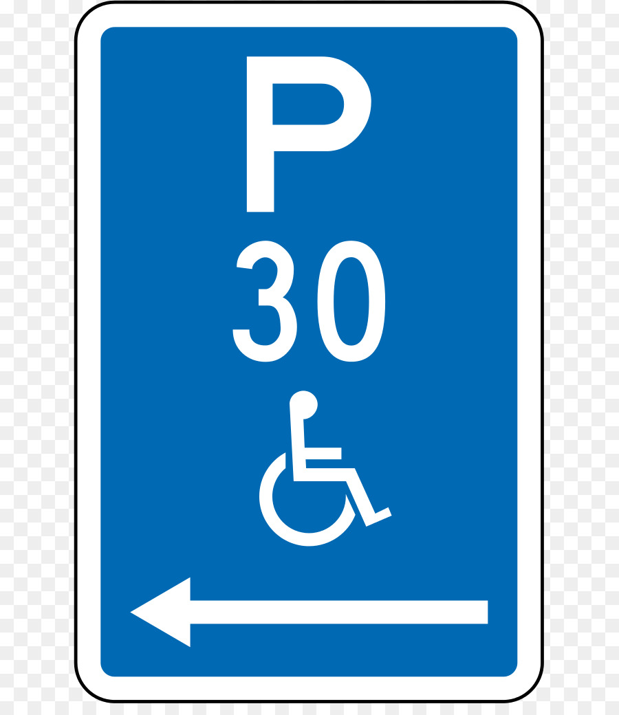 Verkehrsschilder in Neuseeland Parkplatz Behinderten-Parkerlaubnis - Druckbare Behindertenparkplatz Schilder
