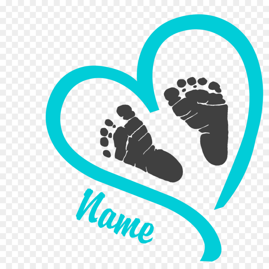 Fußabdruck Baby Herz Clip art - Herz Füße cliparts