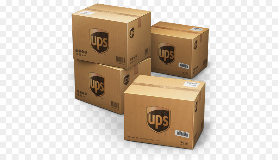 Kiste Karton Paket Lieferung - UPS Versand-Box