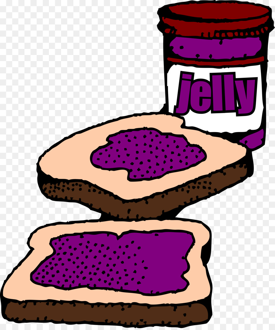 Gelatine món bơ đậu Phộng và bánh sandwich bơ đậu Phộng bánh trái Cây bảo tồn Clip nghệ thuật - bơ đậu phộng.
