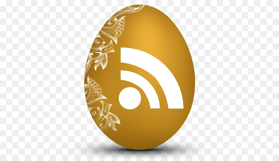 uovo di pasqua simbolo sfera - Rss bianco