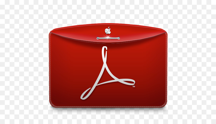 Rechteck mit Roter Schrift - Ordner-Text-PDF-Logo