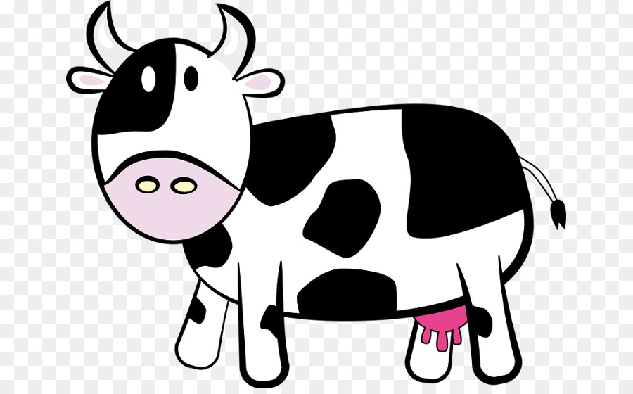 Bestiame, Mucche Moo! Disegno Animato - pasto prep clipart