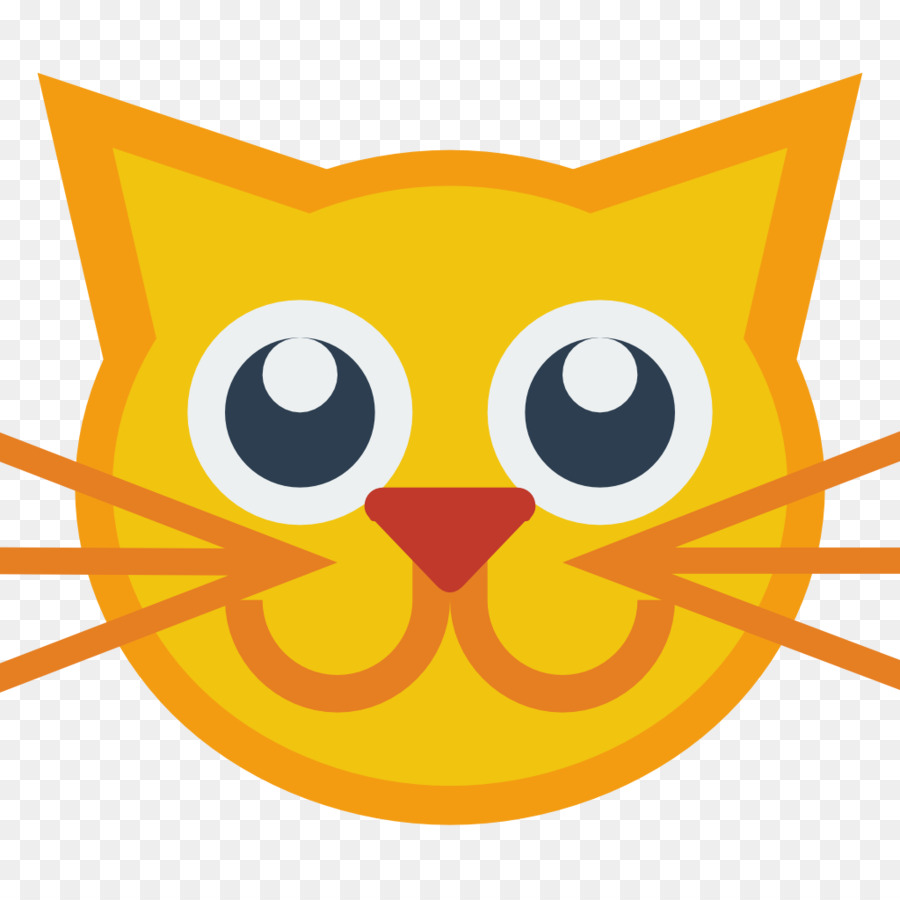 emoticon-Augen-Flügel-smiley - Katze