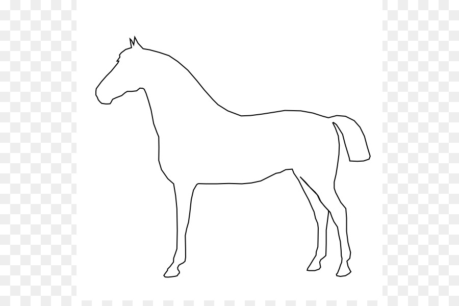 Tennessee Đi bộ Ngựa Cấu của Ngựa Vẽ Clip nghệ thuật - con ngựa phác thảo