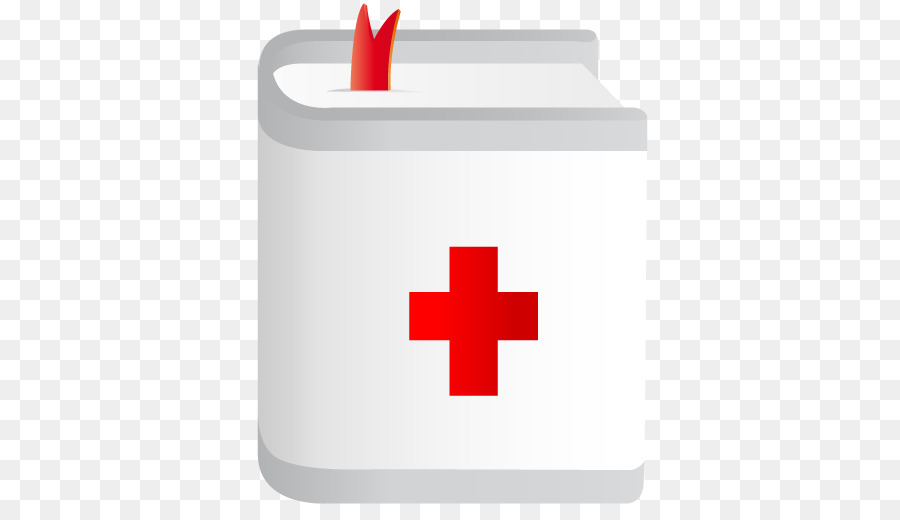 symbol mit Roter Schrift - medizinische Buch