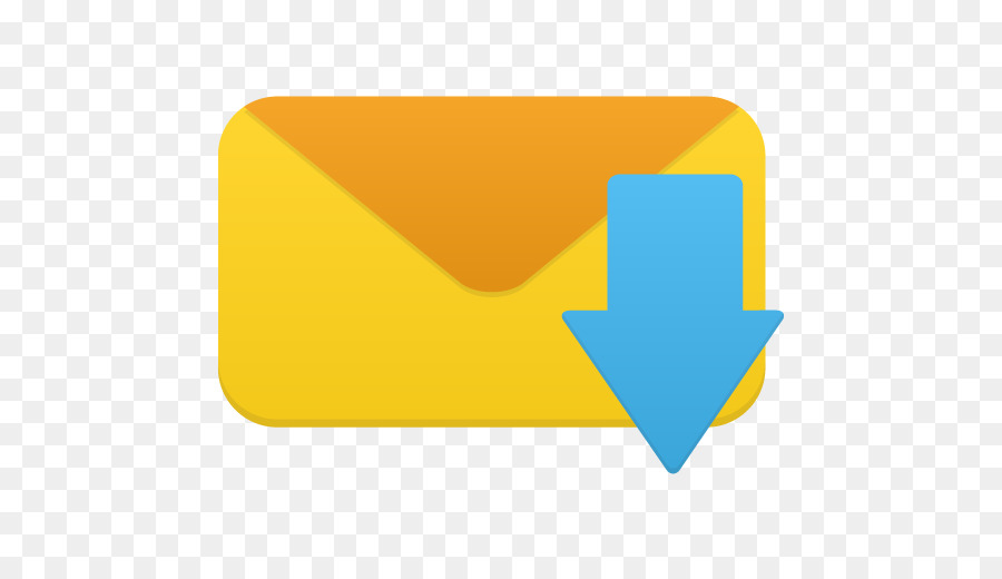 Winkel, gelb, orange - E-Mail erhalten