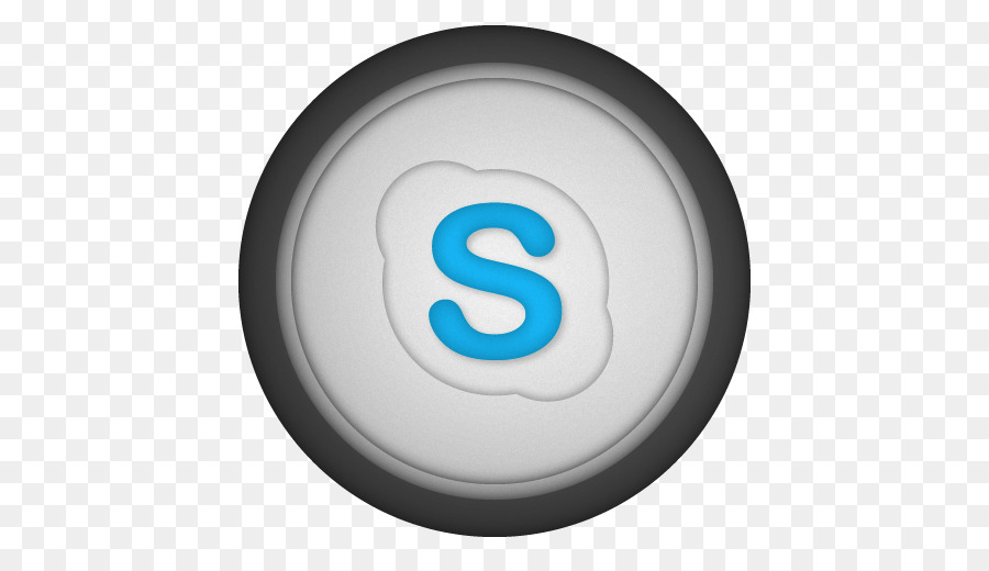 cerchio il simbolo del carattere - Skype