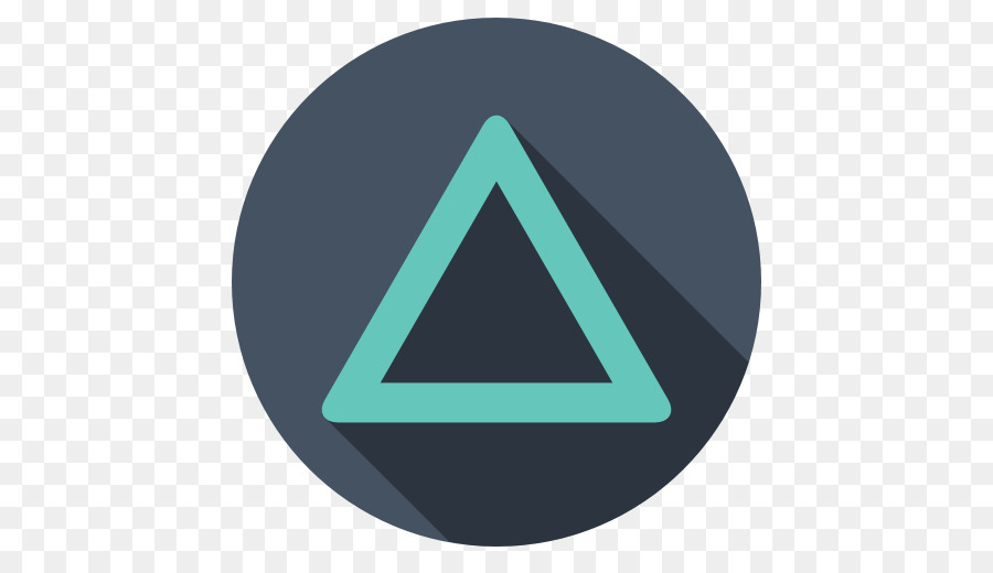 Dreieck-symbol-aqua - Playstation Dreieck, dunkle