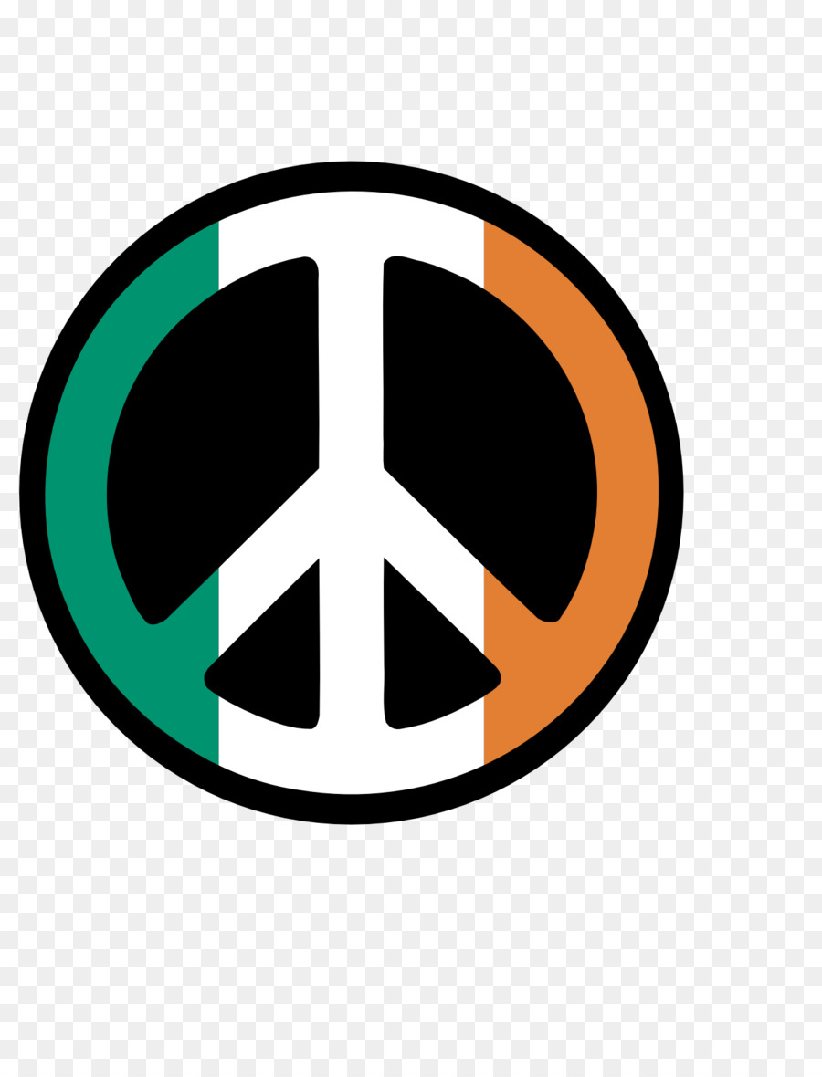 T-shirt di Pace, simboli della Bandiera dell'Irlanda - bandiera irlandese clipart