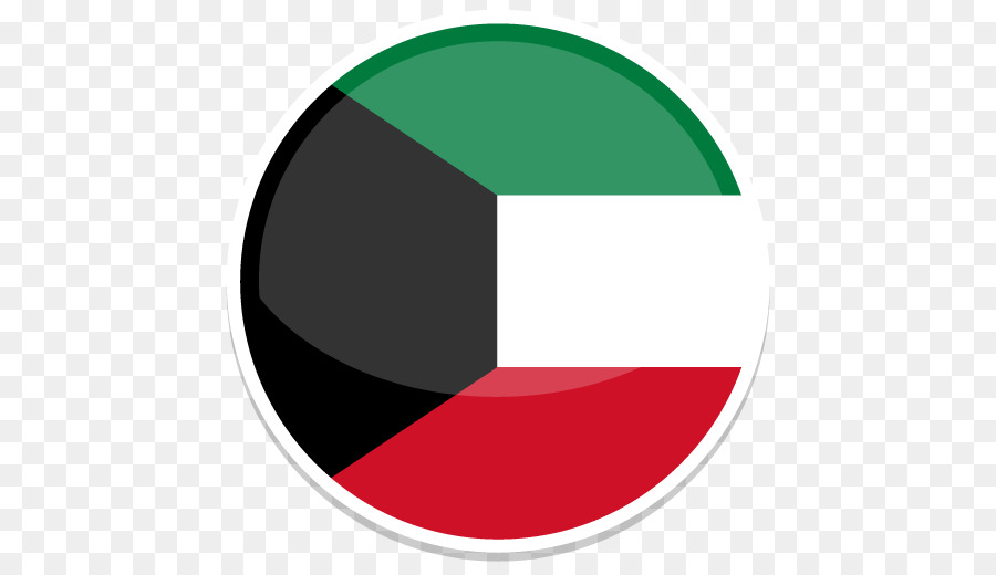 vòng tròn màu xanh lá cây chữ - Kuwait