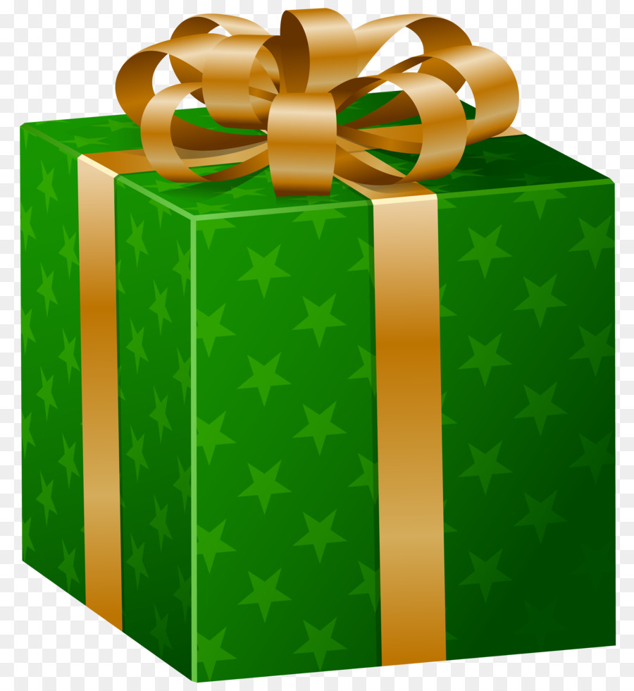 Confezione regalo scatola Decorativa Clip art - verde presenti clipart