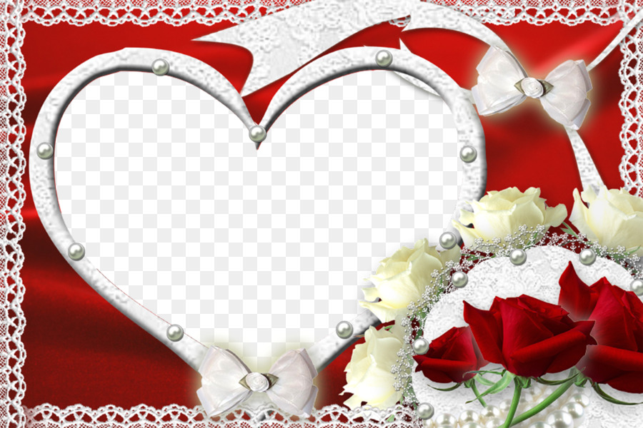 Khung ảnh chụp Ảnh Ngày Valentine Ngày của Mẹ - Khung Màu Đỏ Tim Png