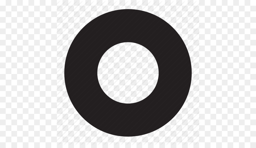Marke Kreis, Schwarze Schrift - Aufnahme-Symbol, Symbol