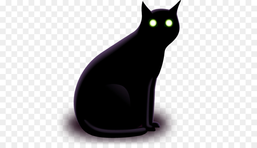 Gatto nero Icone del Computer Gattino - Semplice Gatto Nero Png