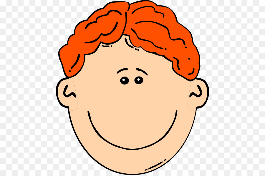 Nỗi buồn Cười khuôn Mặt Cậu bé Clip nghệ thuật - tóc đỏ phim hoạt hình.