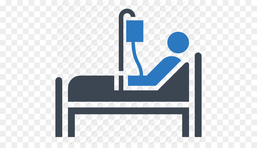 Icone del Computer letto d'Ospedale, Paziente, Sanità - Immagine Icona Del Paziente Gratuito