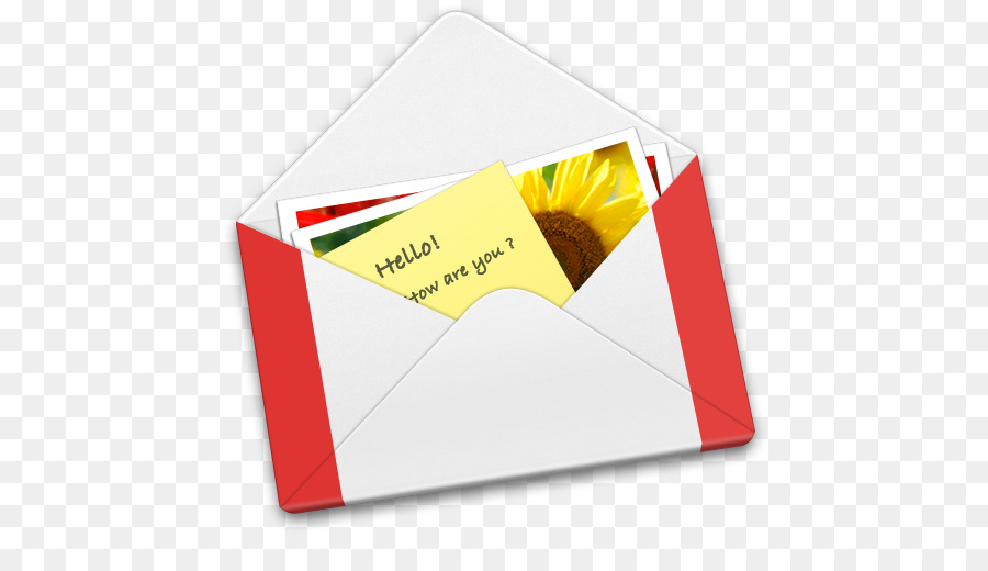 Marke material Umschlag gelb - Brief GMail