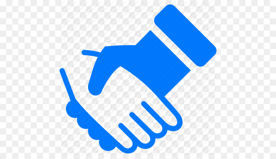 Handshake Blue