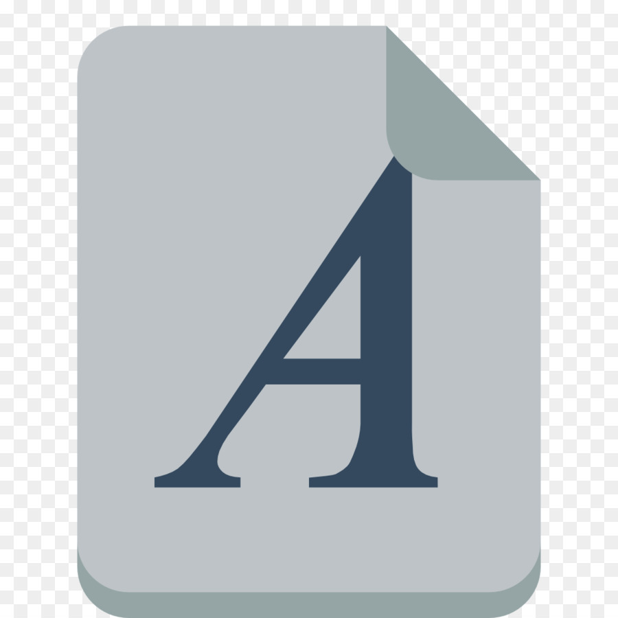 triangolo di testo brand numero - File di tipo di carattere