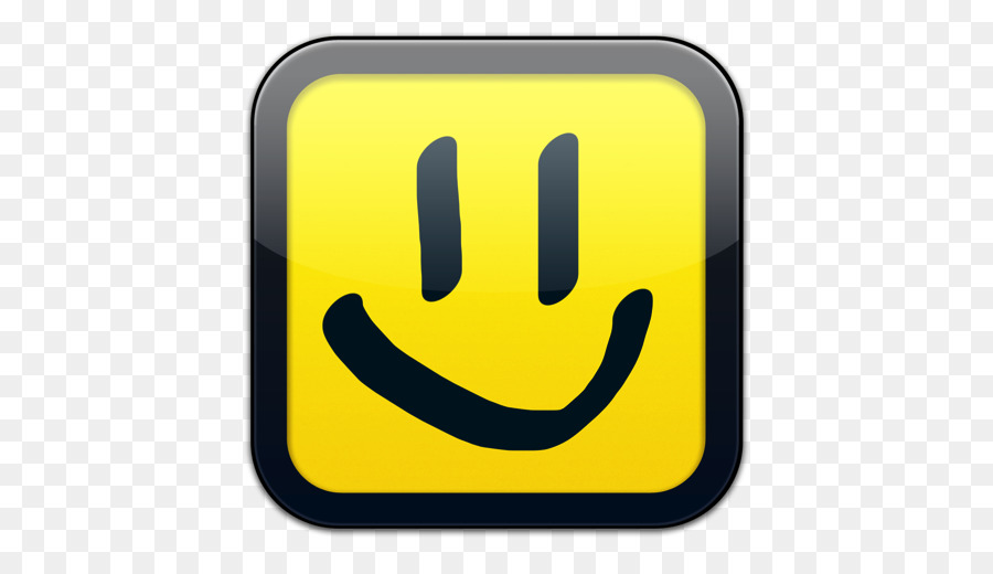 emoticon di testo smiley giallo - iDisplay