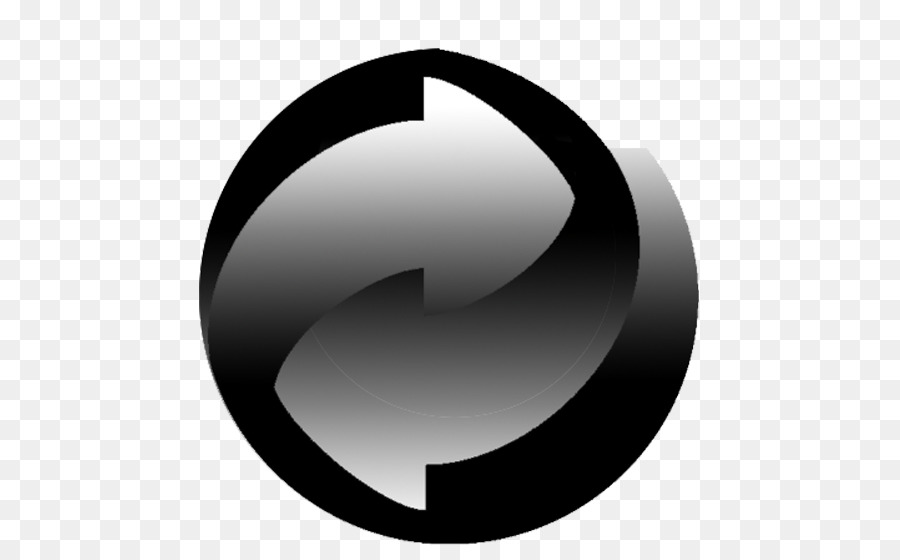 Kreis Schwarz Weiß Schrift - Transparente Schalter Png