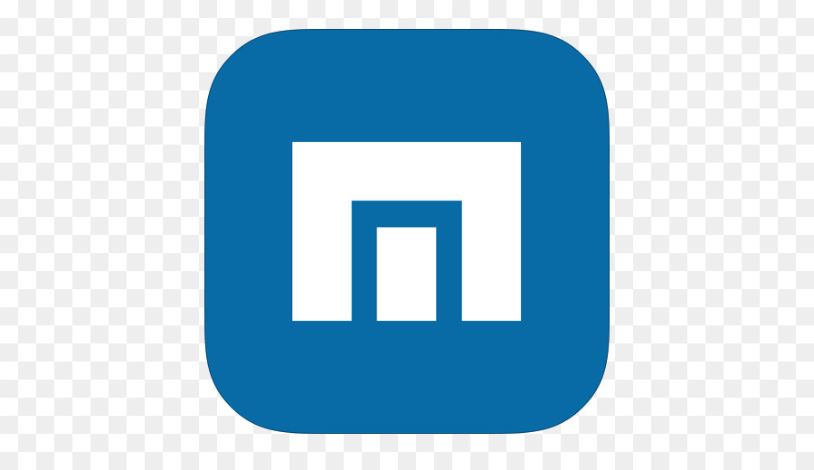 blu angolo di area di testo - MetroUI Browser Maxthon