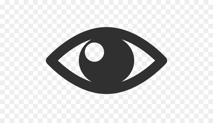 simbolo logo nero - occhio