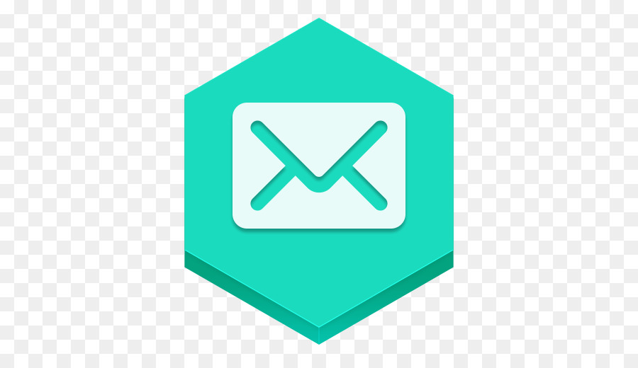 blau Dreieck Marke - E-Mail 2