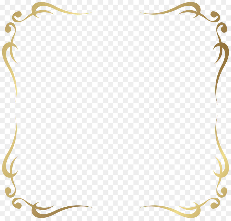 simple gold frame border