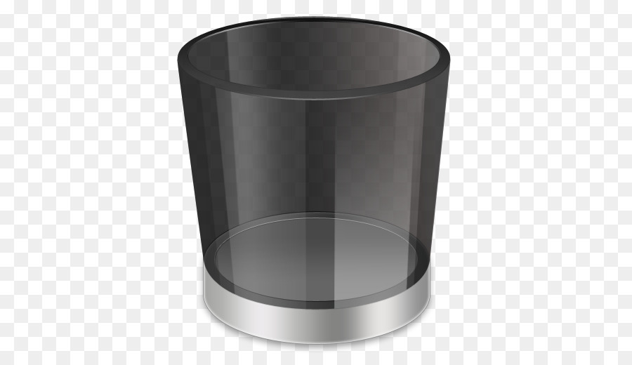 Winkel Zylinder Glas - Papierkorb Leeren
