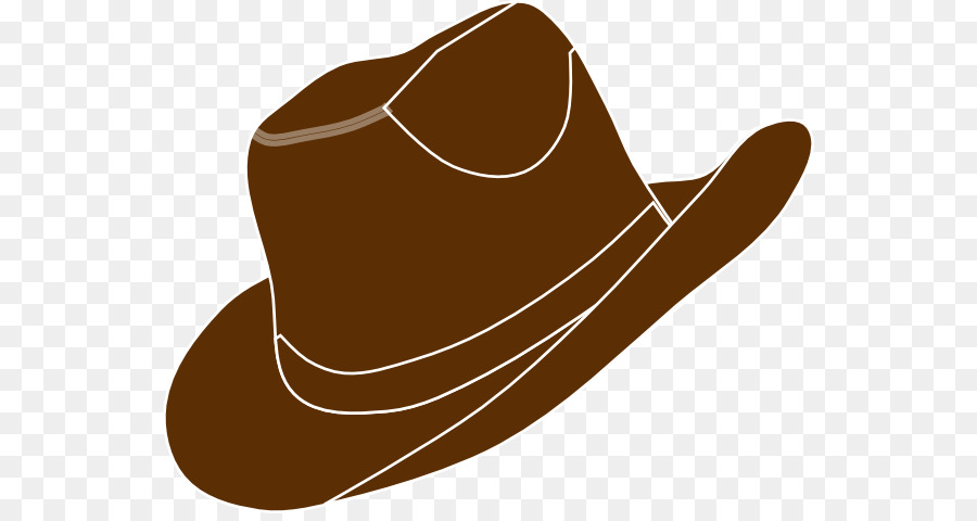 Marrone Cowboy hat Clip art - Disegno Di Un Cappello Da Cowboy Png