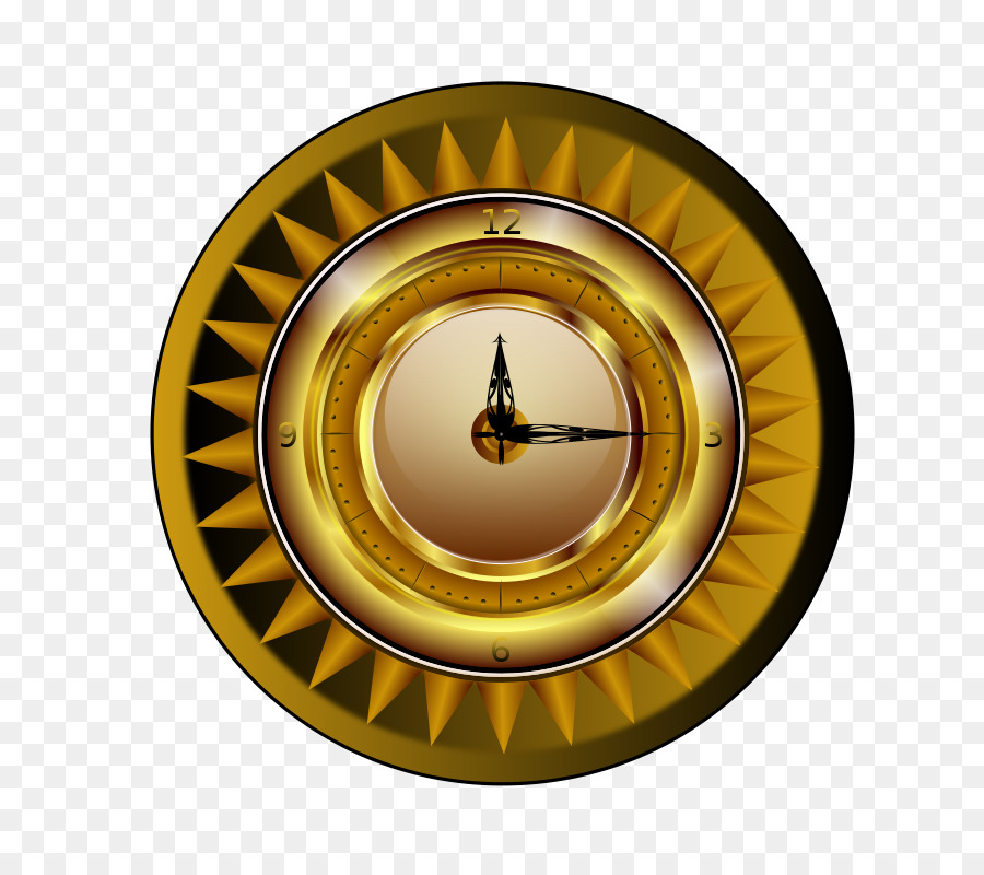 Quartz Uhr Gold-Wecker - Clip Wecker