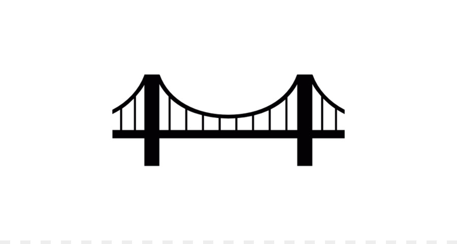 golden gate bridge silhouette simple