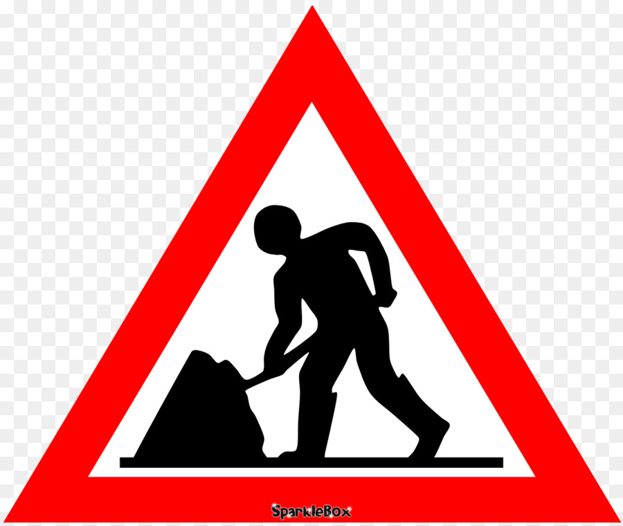 Cartello di avvertimento Men at Work Lavori stradali Traffic sign - Traffico segno